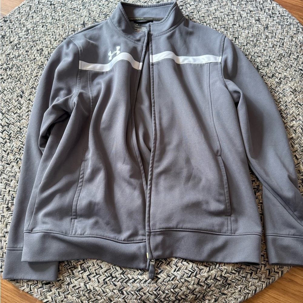 Under Armour Black and Gray Athletic Jacket